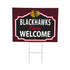 Chicago Blackhawks Coroplast Yard Sign, "Fans Welcome"