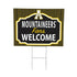 Appalachian State University Coroplast Yard Sign, "Fans Welcome"
