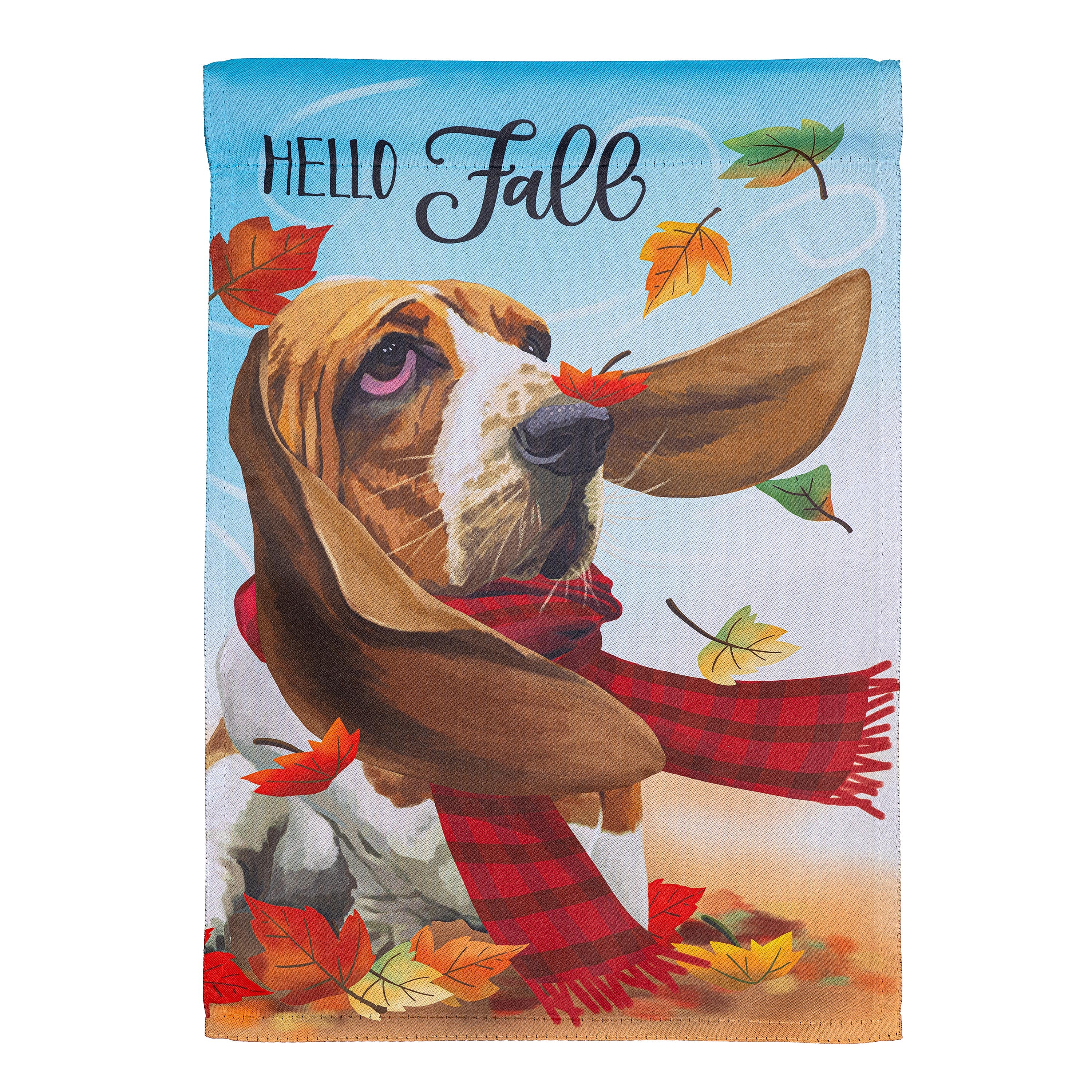 Falls A Breeze Suede Garden Flag
