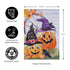Couple Of Jacks Pumpkin Suede Garden Flag