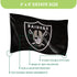 Las Vegas Raiders Single Sided Estate Flag with 2 Grommets, 3'x5'