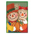 Couple Of Scarecrows Applique Garden Flag
