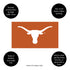 Full Color PVC Mat, 16" x 28", University of Texas