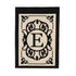 Cambridge Monogram Garden Applique Flag, Letter E