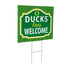 University of Oregon Coroplast Yard Sign, "Fans Welcome"