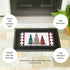 Mixed Print Christmas Trees Sassafras Switch Mat