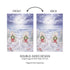 Christmas on the Beach Suede Garden Flag