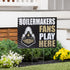 Purdue University Coroplast Yard Sign "Fans Play Here"