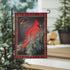 Cardinal Peace Burlap Garden Flag