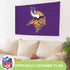 Minnesota Vikings Single Sided Estate Flag with 2 Grommets, 3'x5'