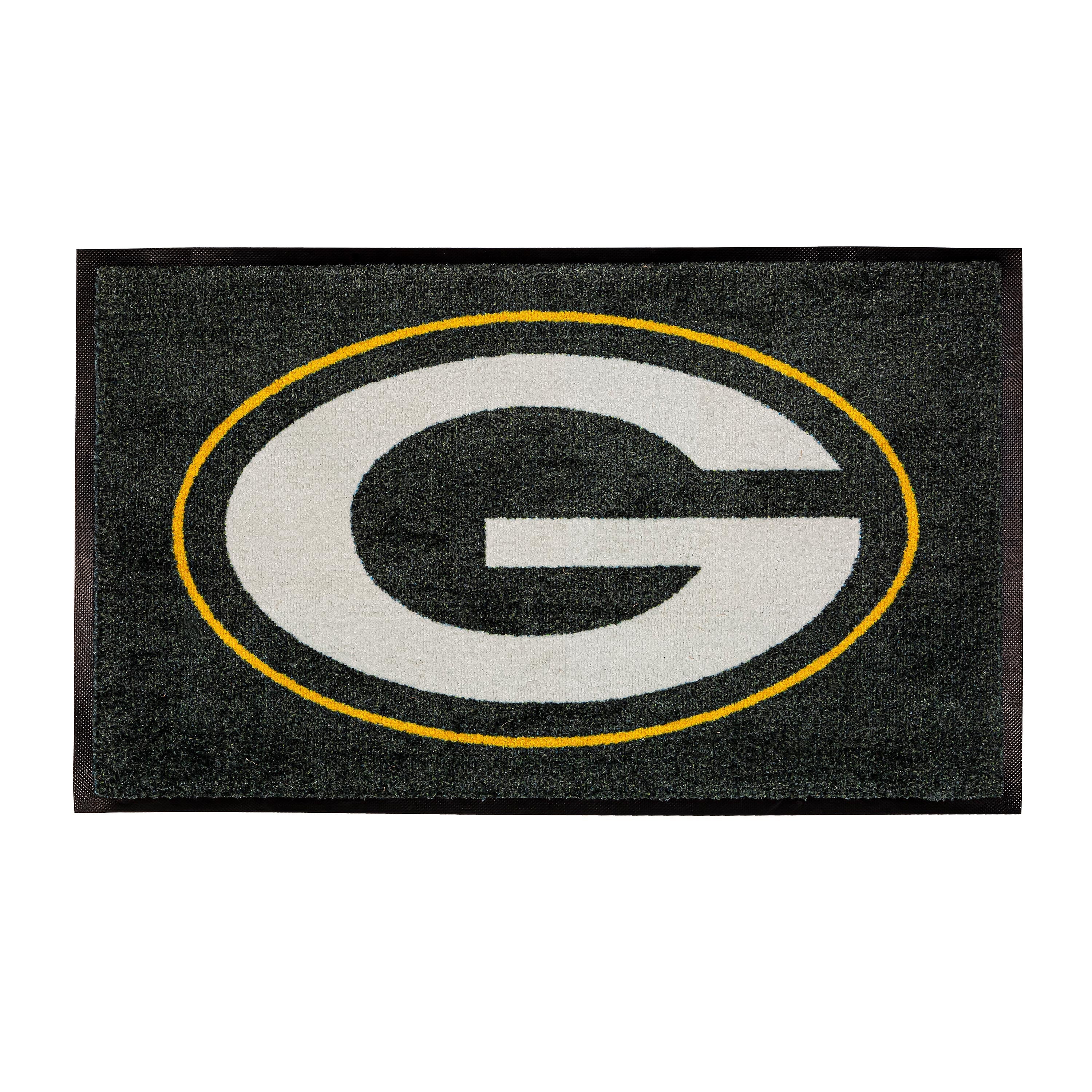 3'x5'  Large USA Indoor Outdoor Outdoor Entryway Mat, Green Bay Packers