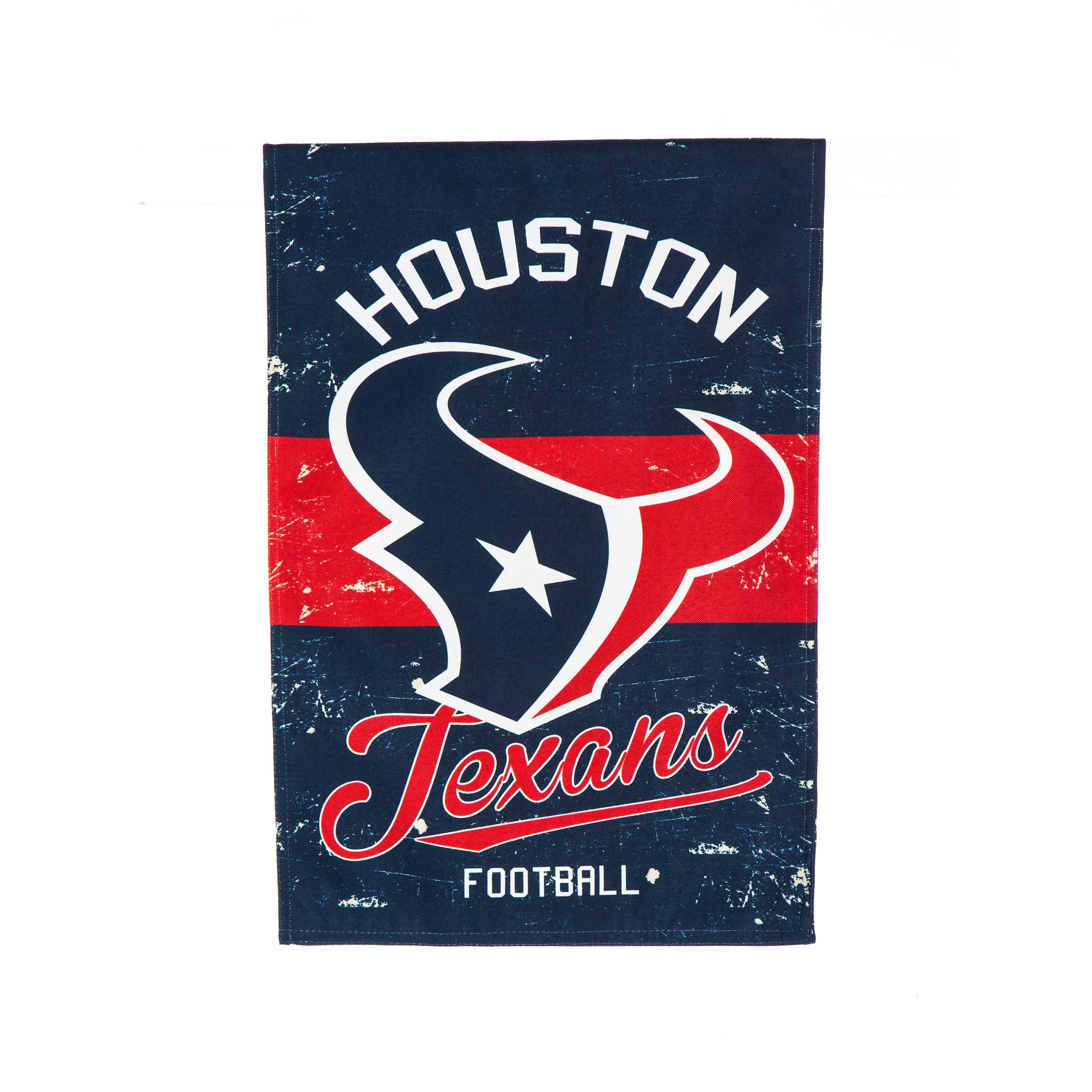 Houston Texans Vintage Linen Garden Flag