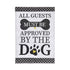 Approved by the Dog Garden Applique Flag