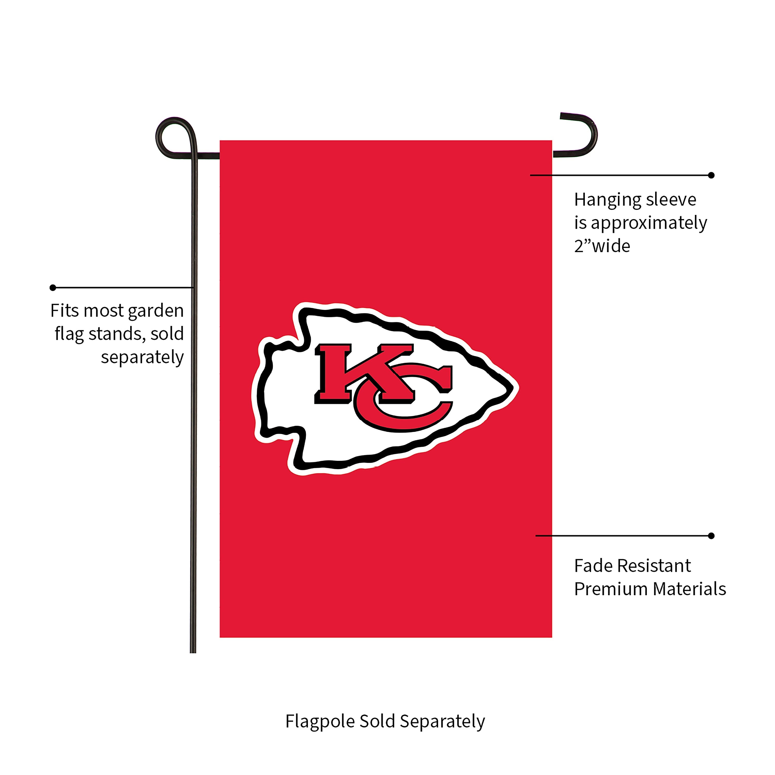 Applique Flag, Gar., Kansas City Chiefs