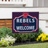 University of Mississippi Coroplast Yard Sign, "Fans Welcome"