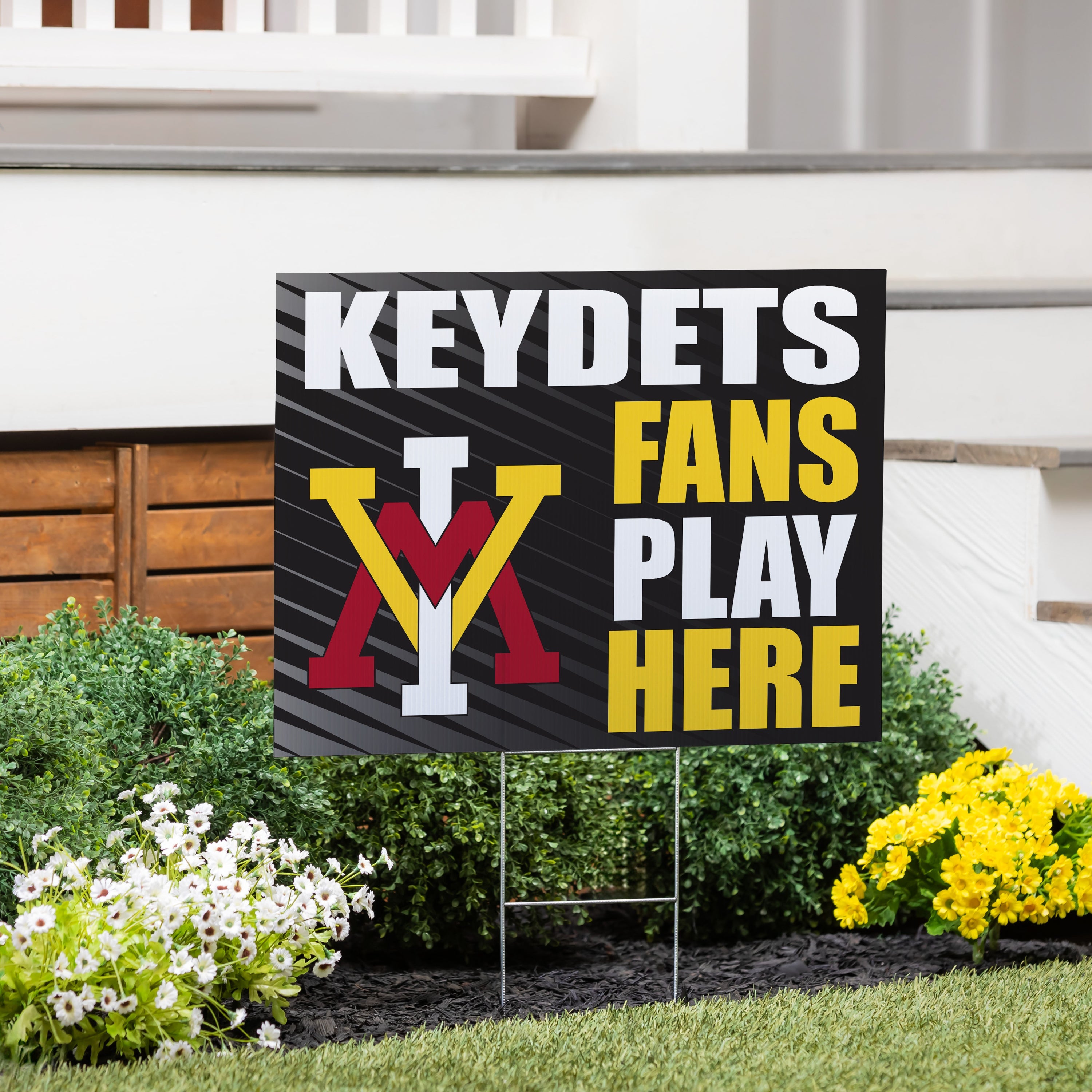 Virginia Military Institute Coroplast Yard Sign "Fans Play Here"