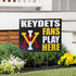 Virginia Military Institute Coroplast Yard Sign "Fans Play Here"
