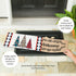 Mixed Print Christmas Trees Sassafras Switch Mat