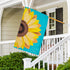 Sunflower Basic Applique House Flag