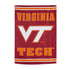 Virginia Tech Embossed Suede House Flag
