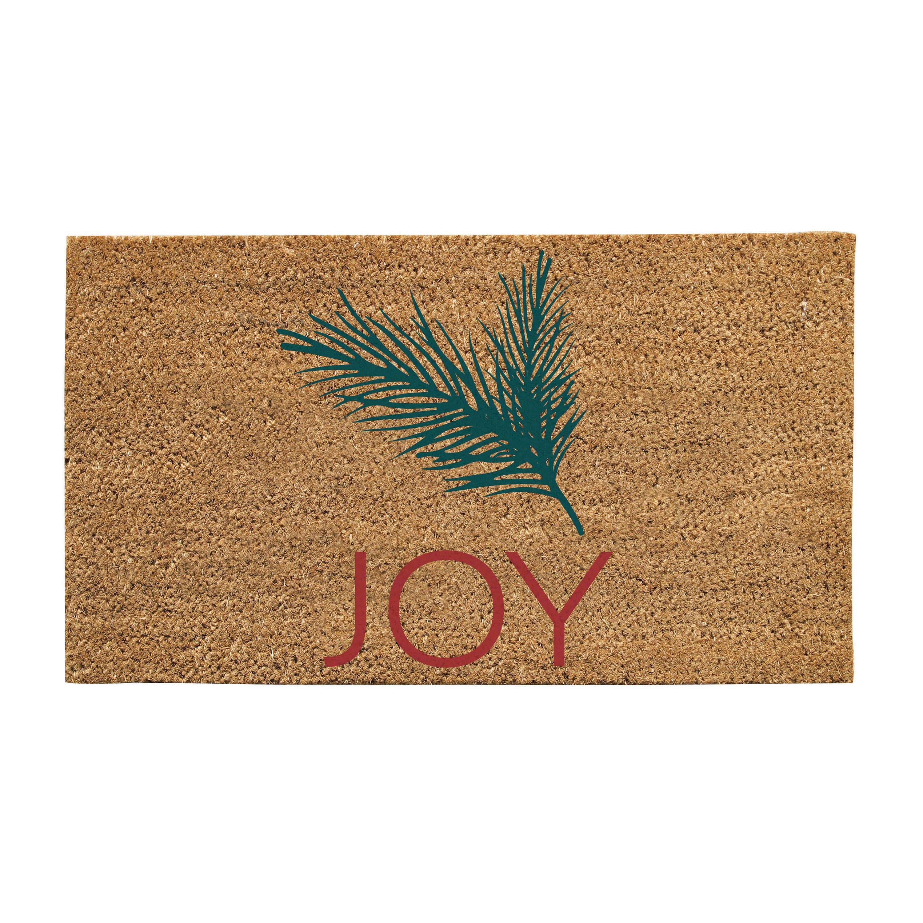30" x 18" Natural Coir Mat, Joy