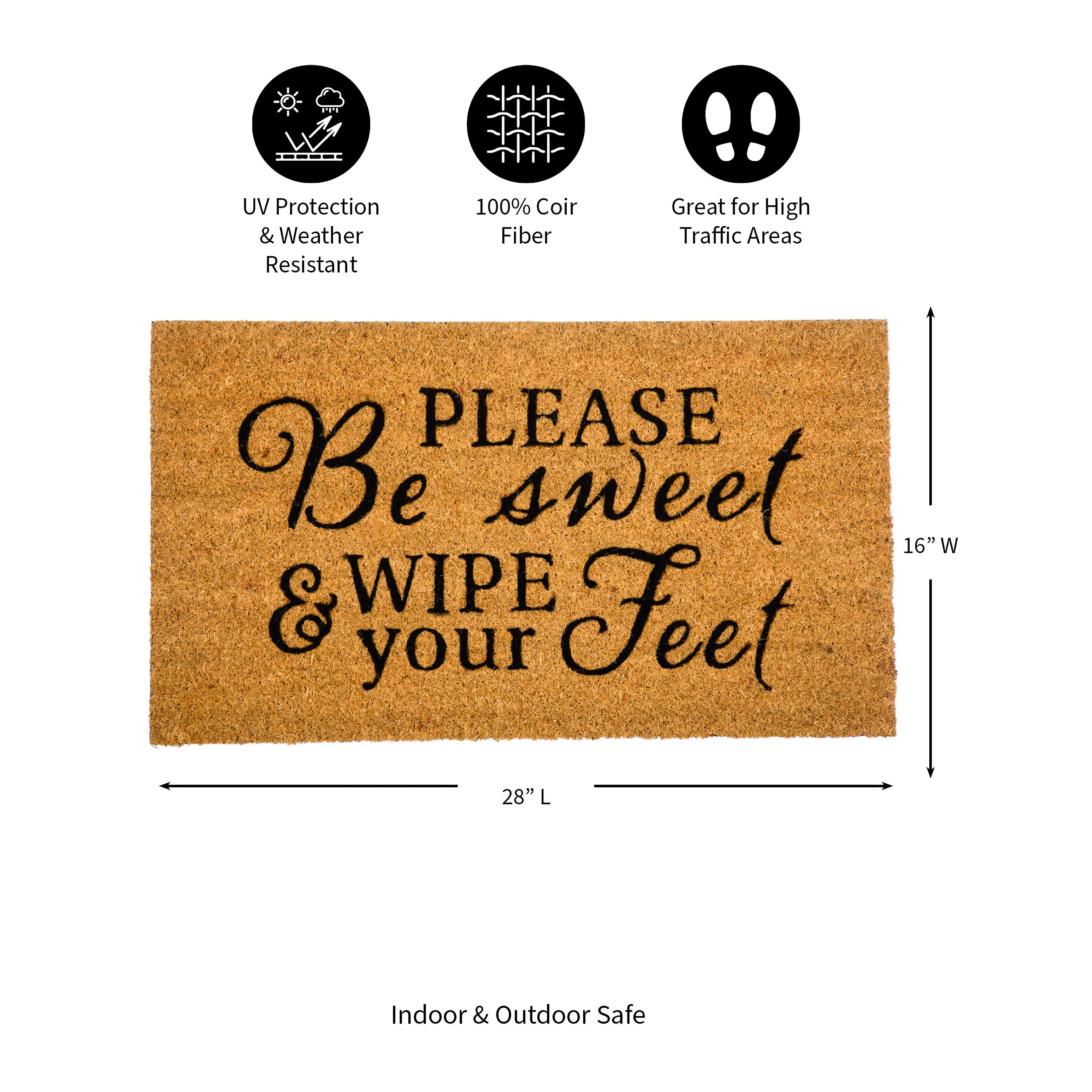 Be Sweet Coir Mat