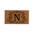 Monogrammed Coir Doormat, N