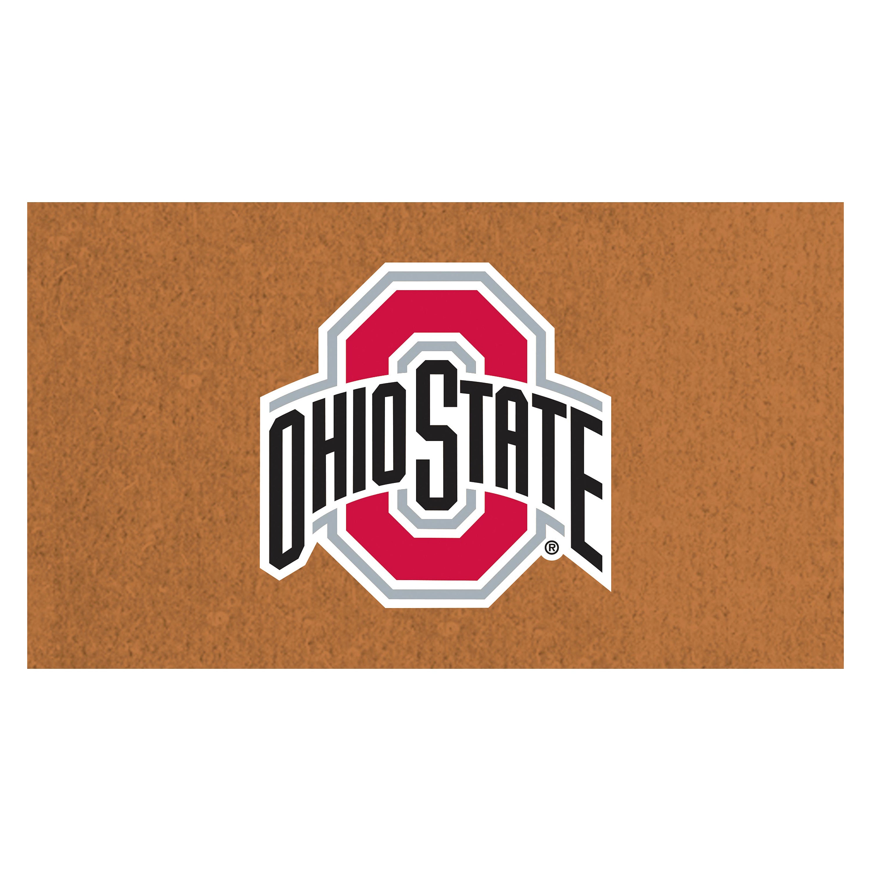 Coir Mat, 16"x28", Ohio State University