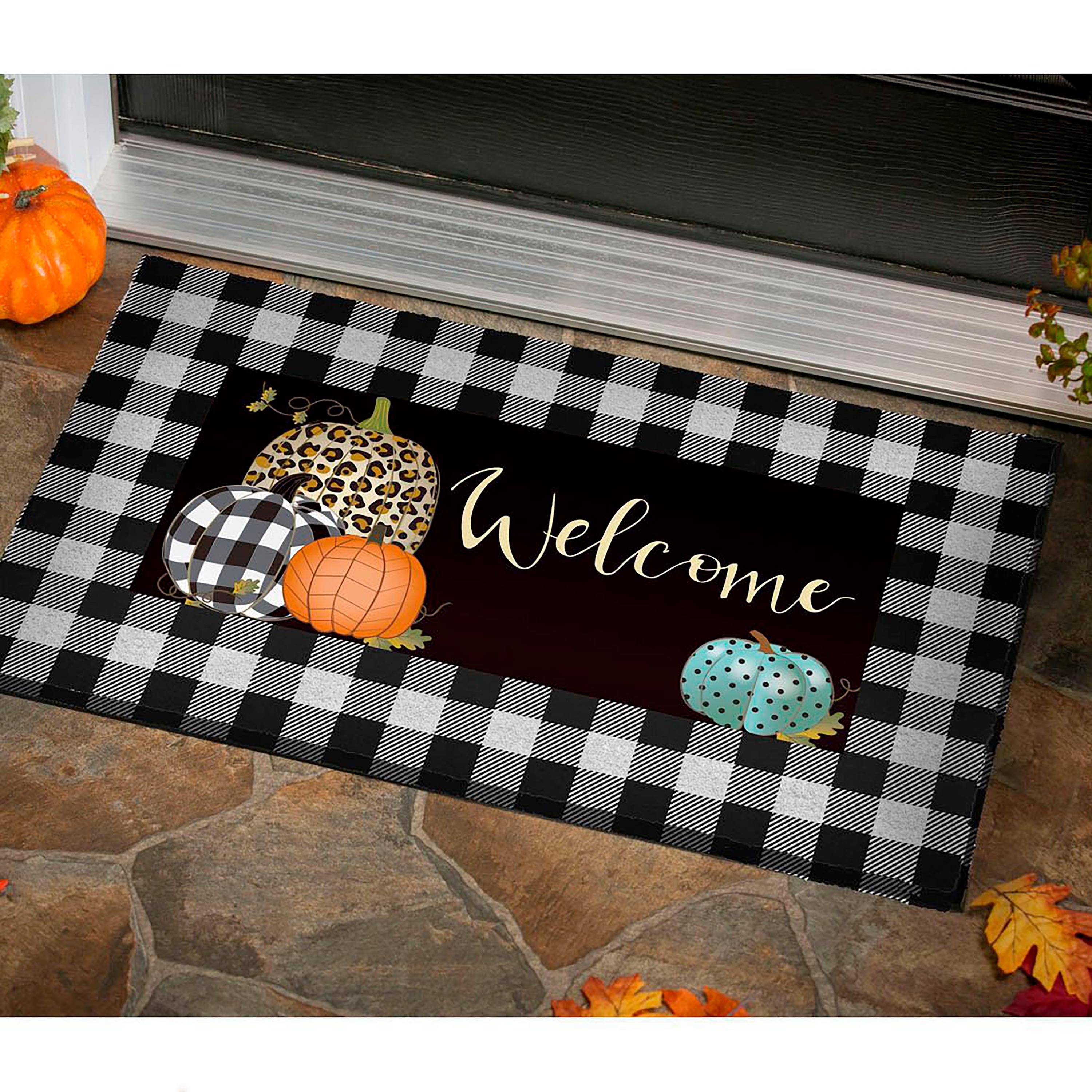 Mixed Print Pumpkins Sassafras Switch Mat