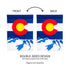 Colorado State Garden Applique Flag