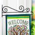 Swirl Wall-Mount Garden Flag Hanger