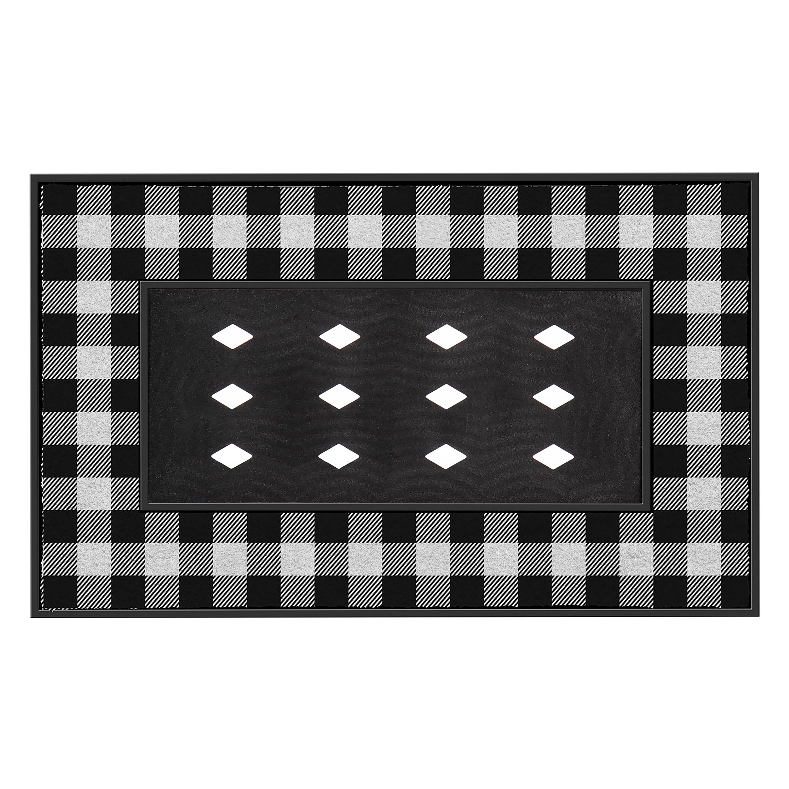 Buffalo Check Coir Sassafras Mat Tray