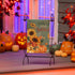 Grateful Gatherings Suede Garden Flag