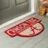 NCAA Team Shaped Coir Door Mat, Alabama Crimson Tide