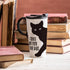 Evergreen Haunted House Cat Cross My Path If You Dare Ceramic Figurine