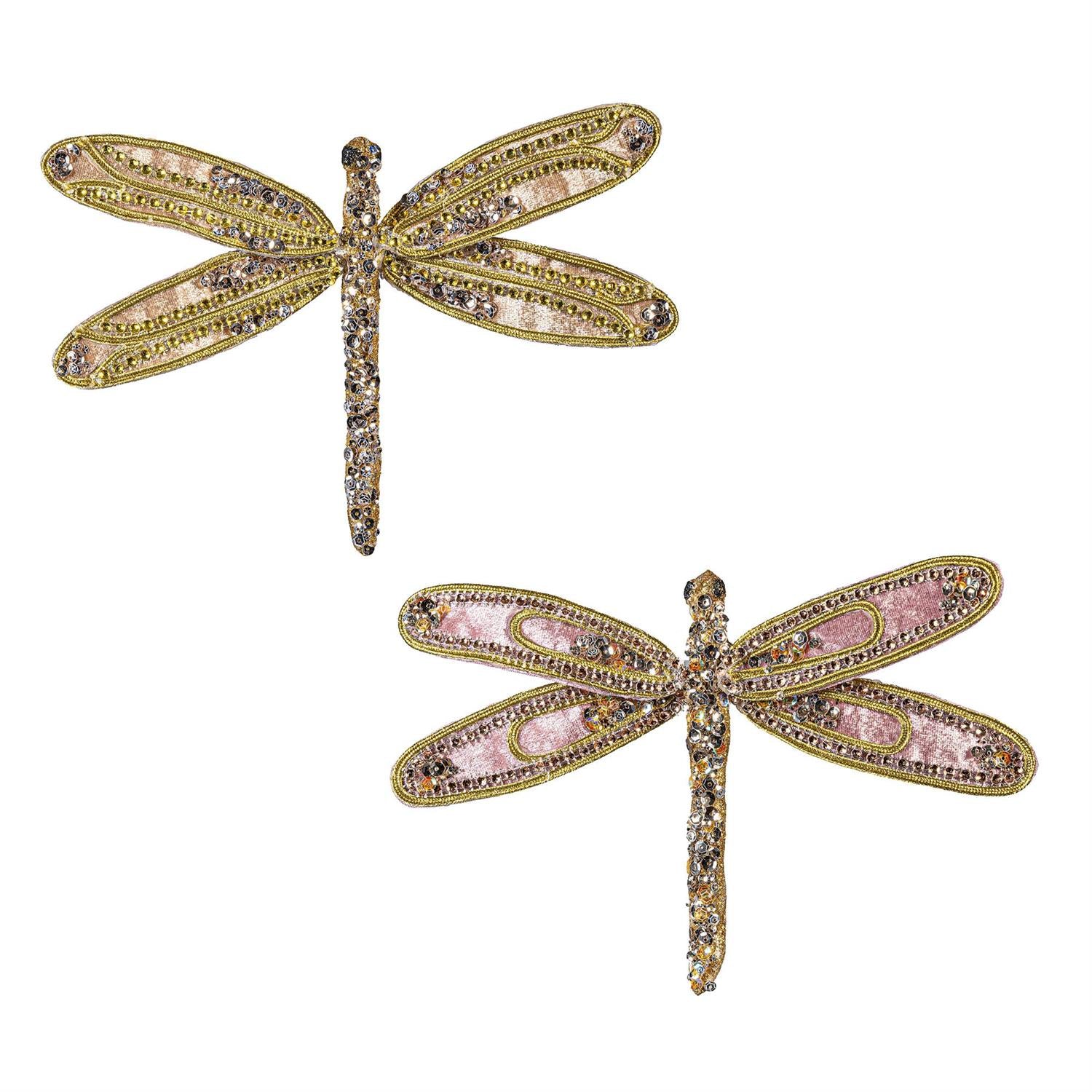 Sparkle Dragonfly Ornament Clip