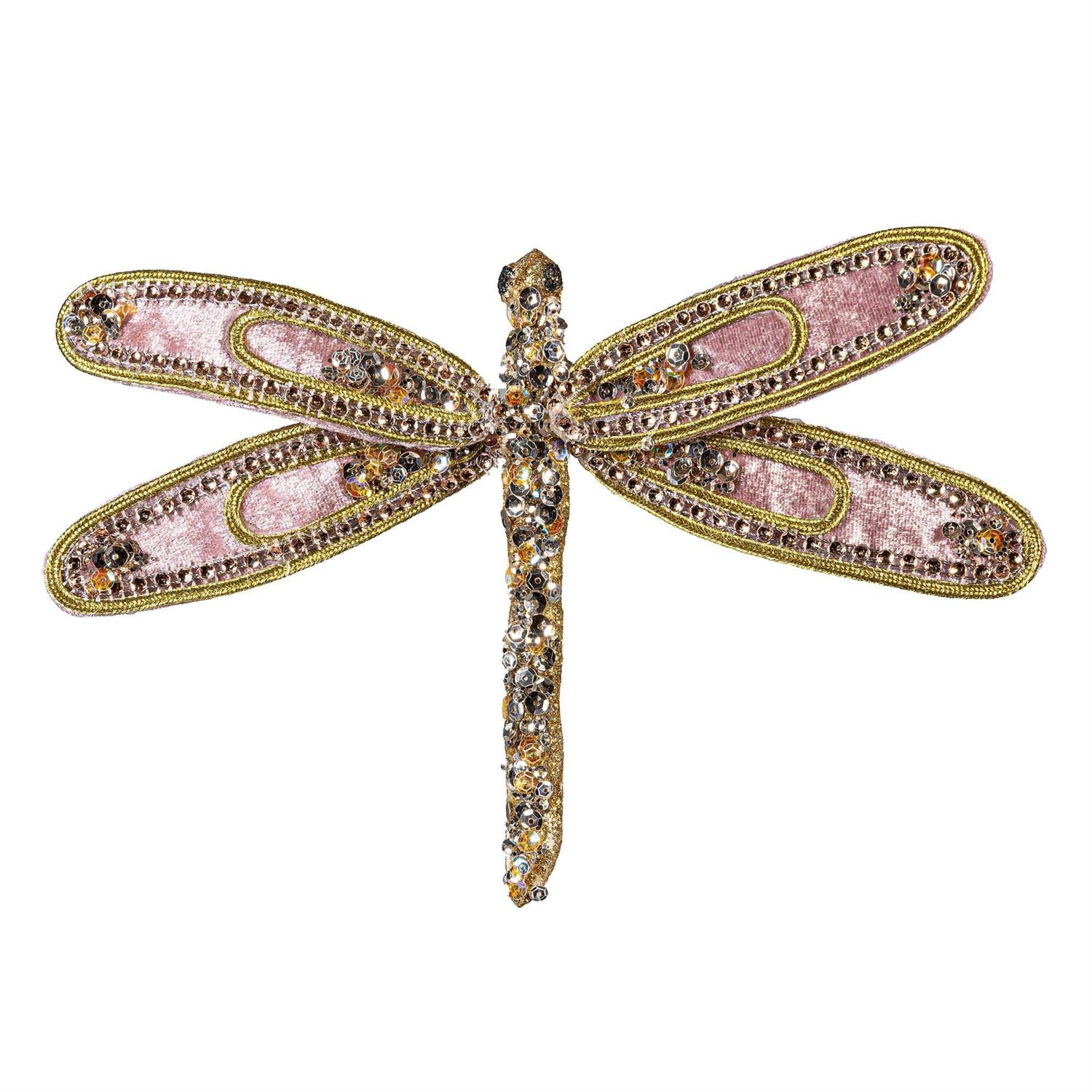 Sparkle Dragonfly Ornament Clip
