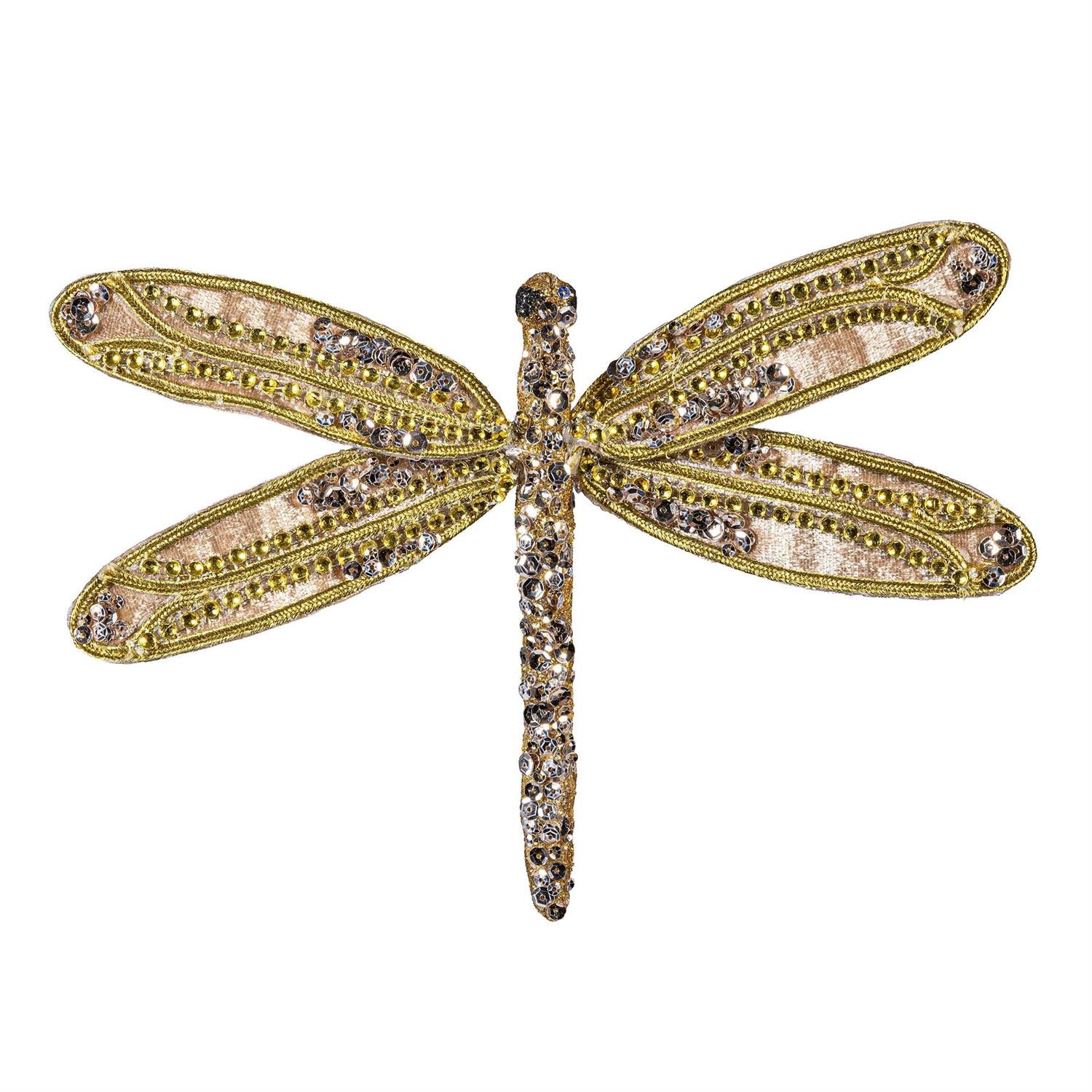 Sparkle Dragonfly Ornament Clip