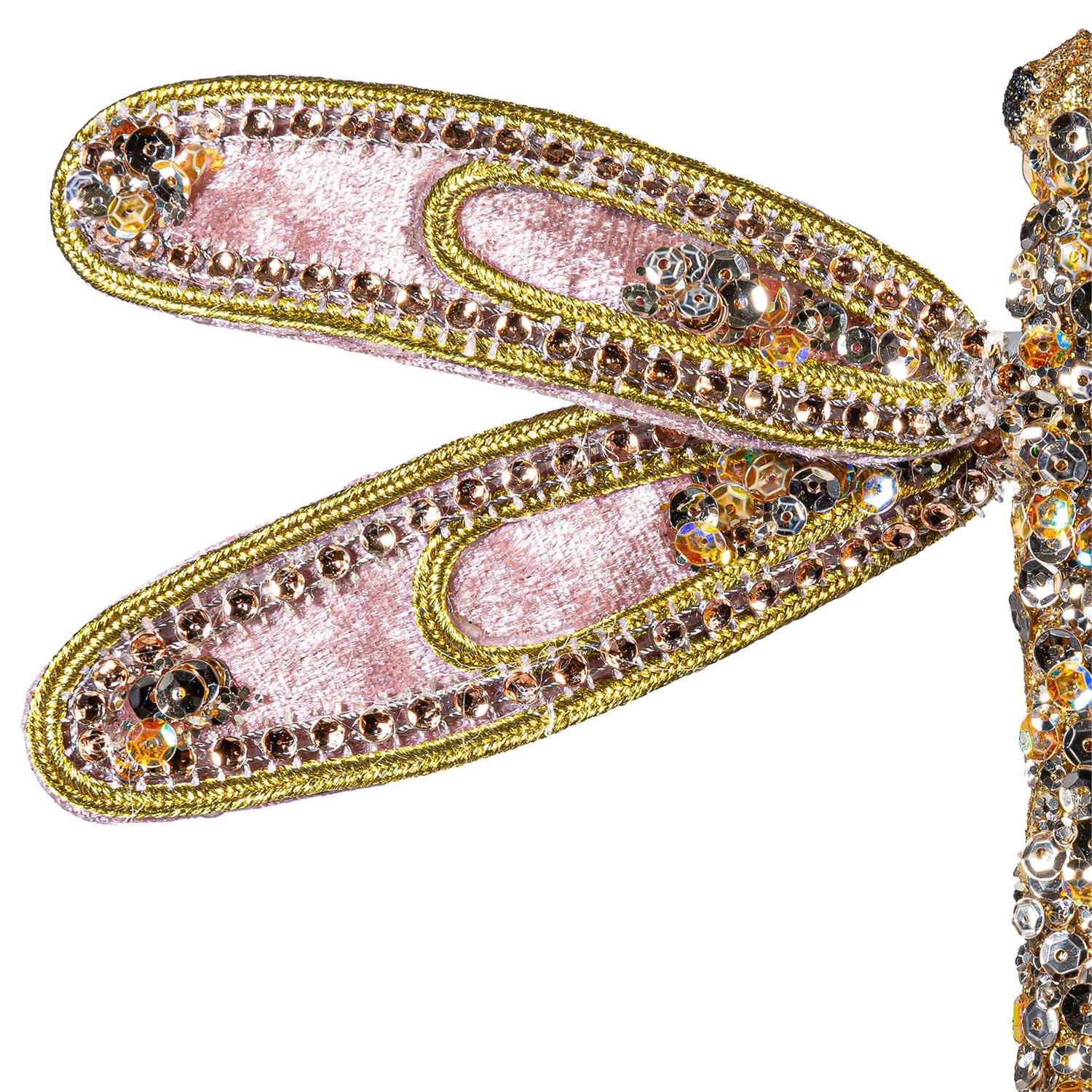 Sparkle Dragonfly Ornament Clip