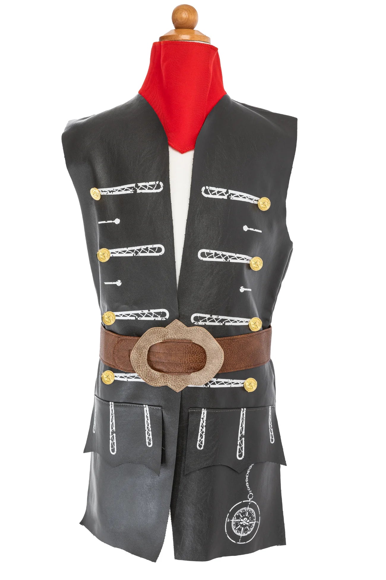 Skully Pirate Vest, Belt & Scarf - A. Dodson's