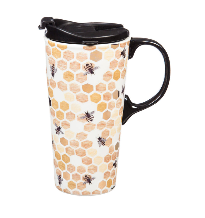 Ceramic Travel Cup, Happy to bee home