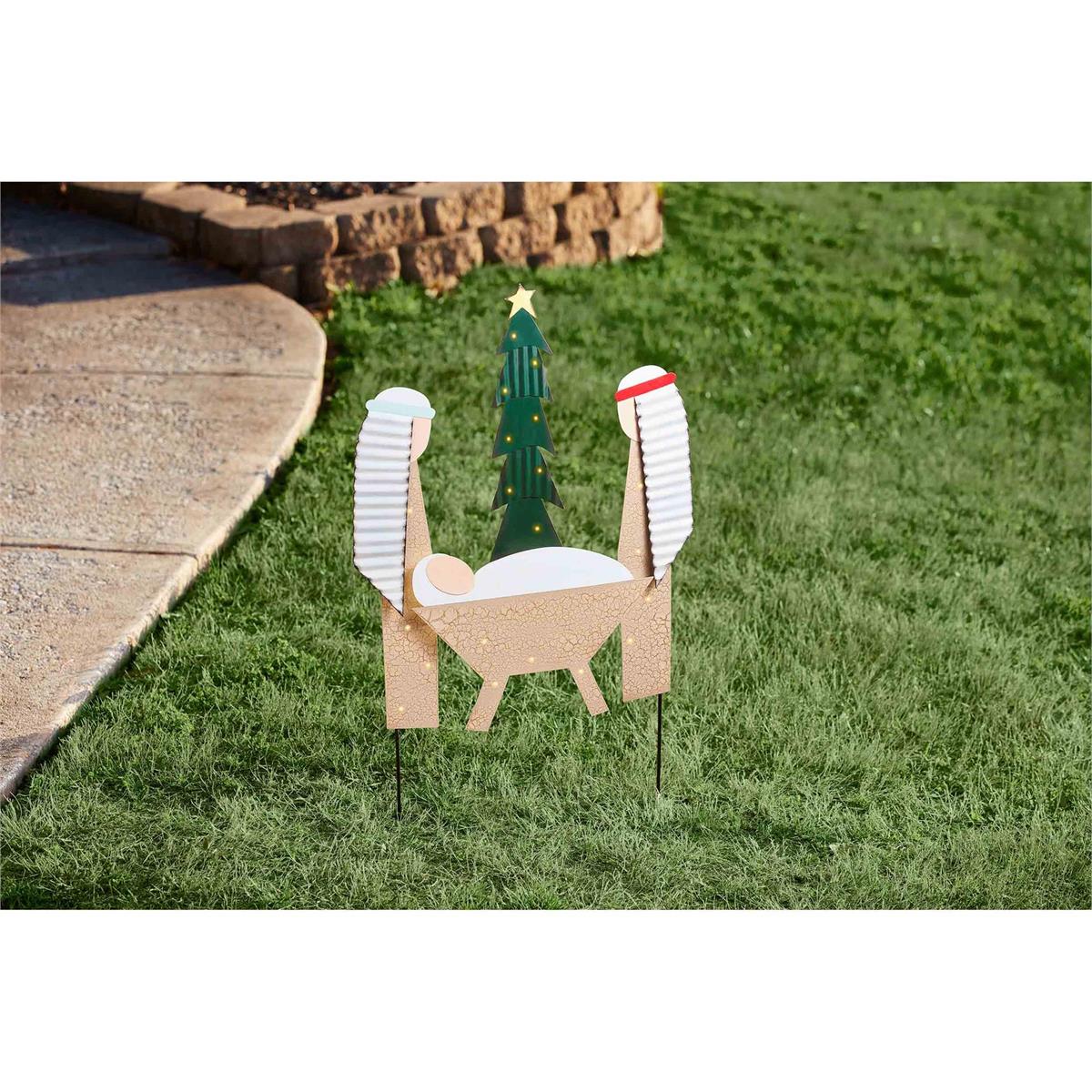 Nativity Yard Stake Set By Mud Pie
