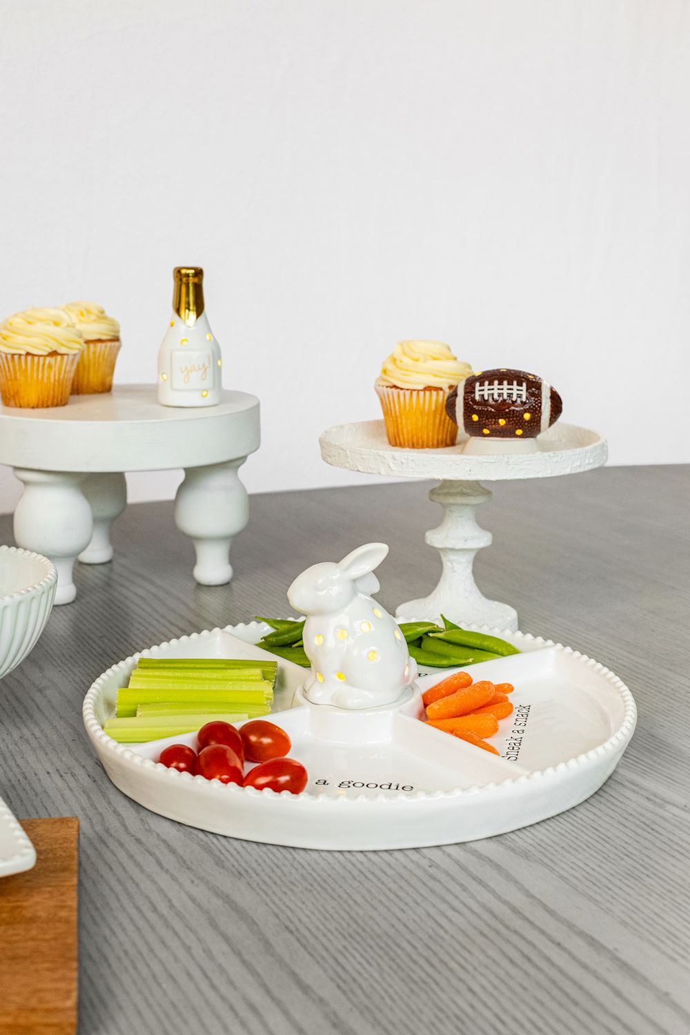 FOOTBALL LIGHT UP SITTER BY MUD PIE