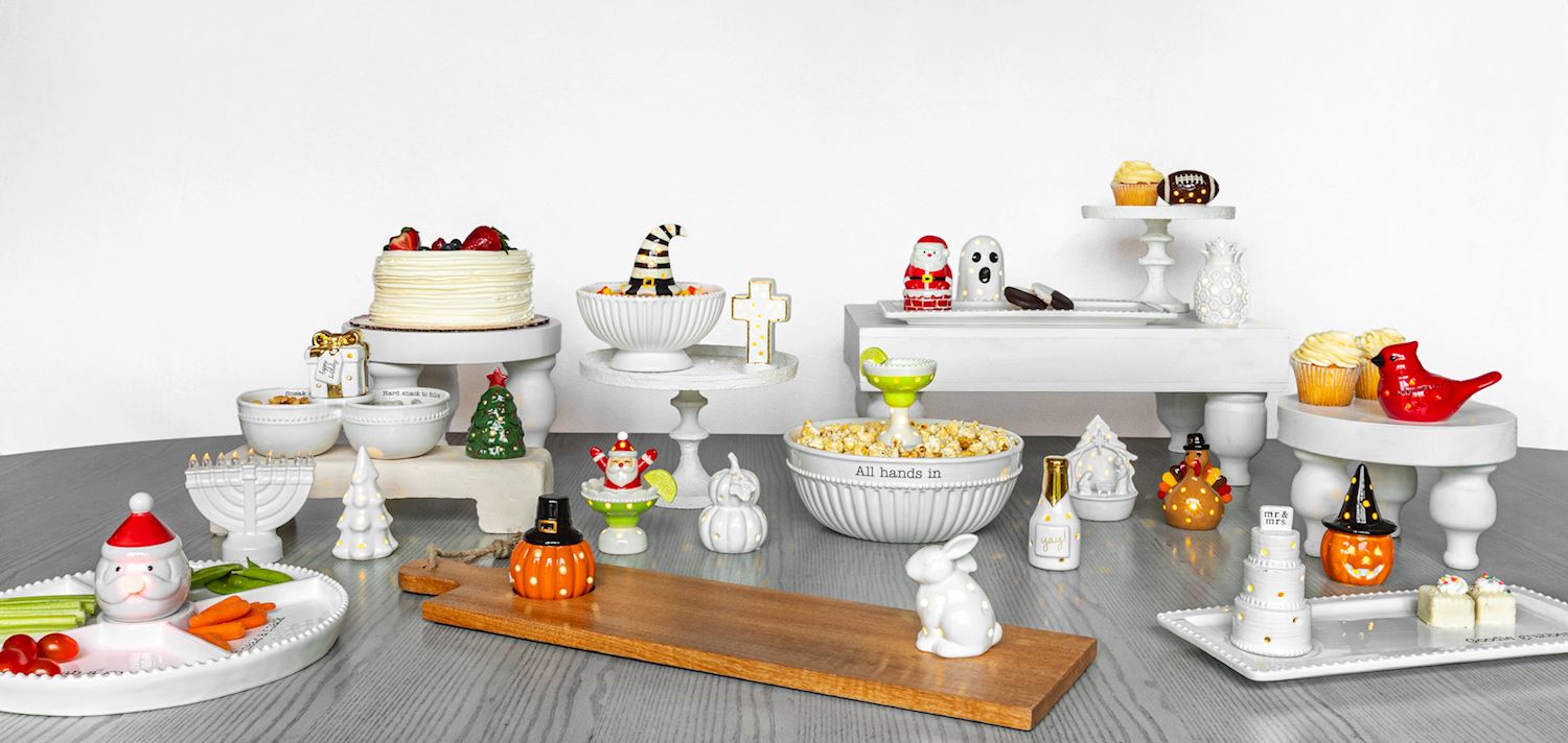 FOOTBALL LIGHT UP SITTER BY MUD PIE