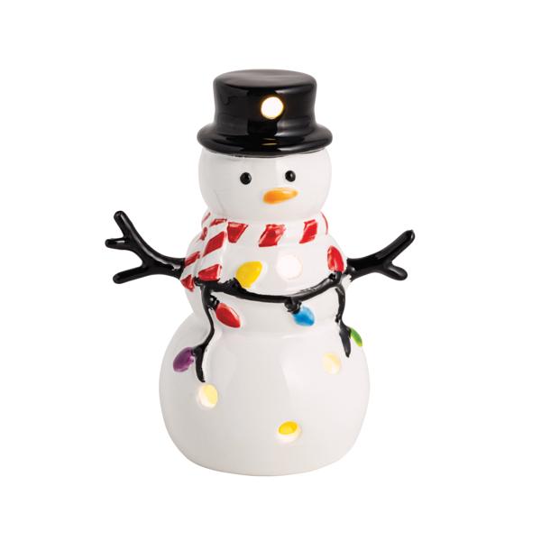 Snowman Light-Up Sitter BY MUD PIE