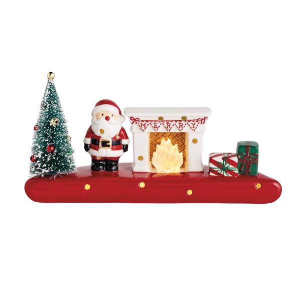 Large Santa Light-Up Sitterr BY MUD PIE