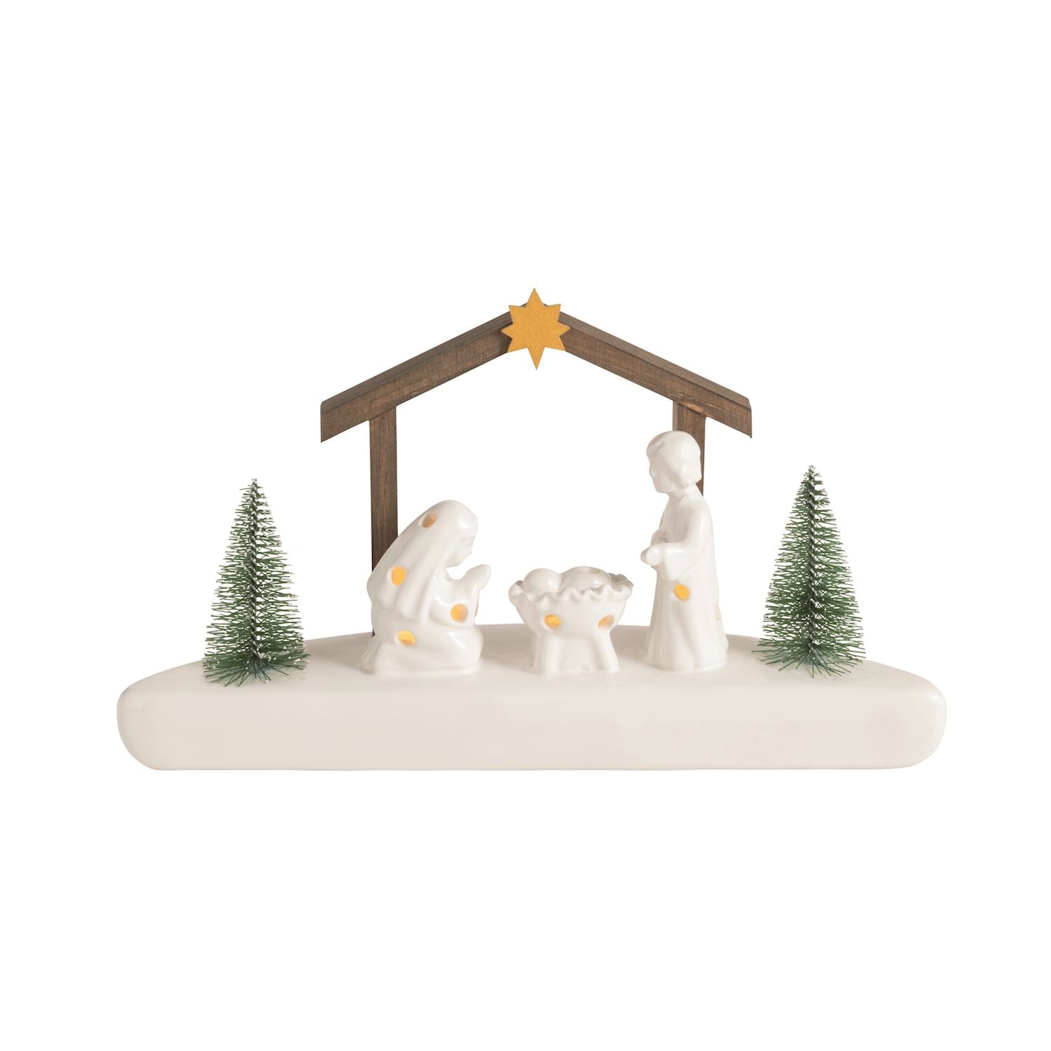 Nativity Large Scene Sitter By Mud Pie