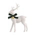 Small Resin White Deer By Mud Pie