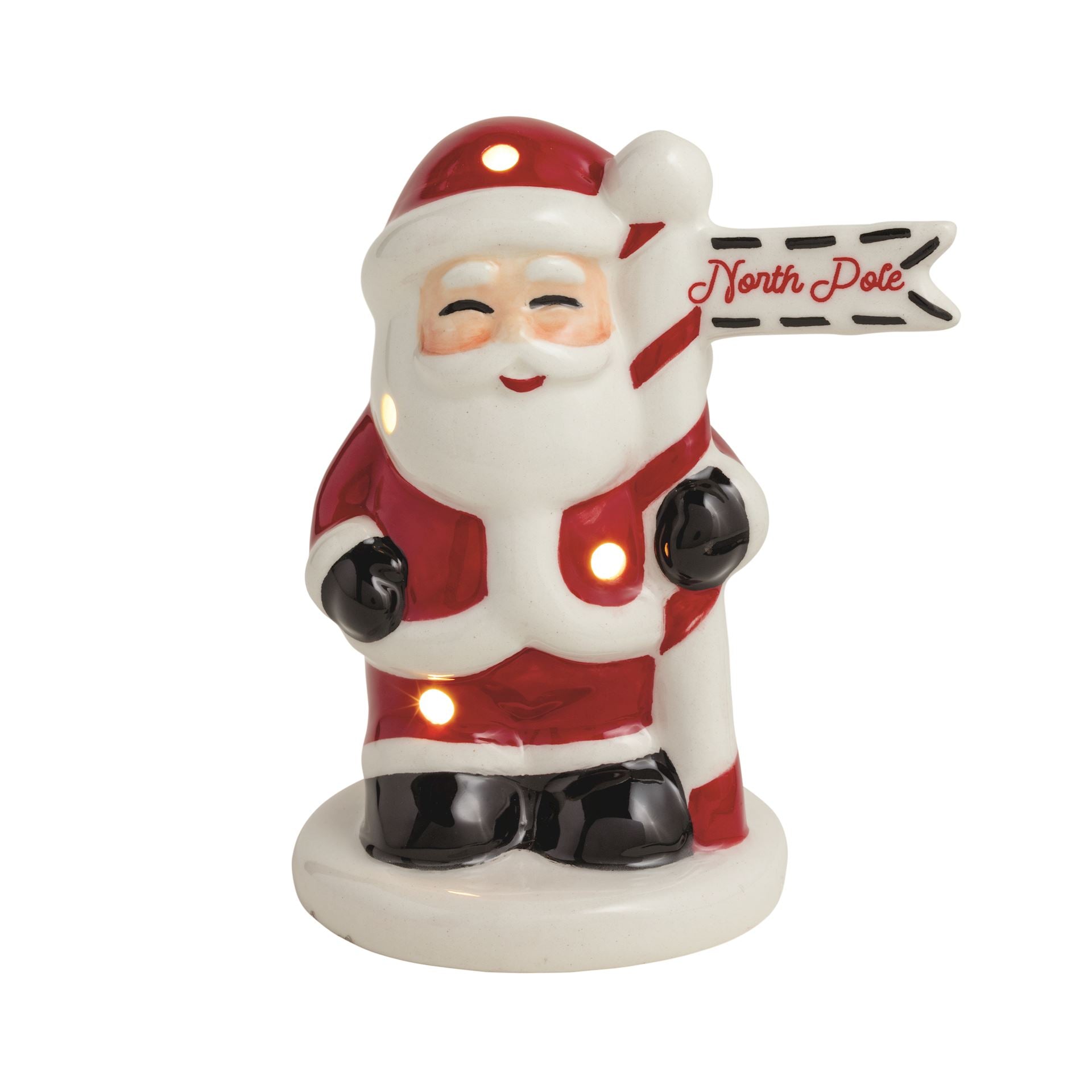 Santa Light-Up Sitter by Mud Pie