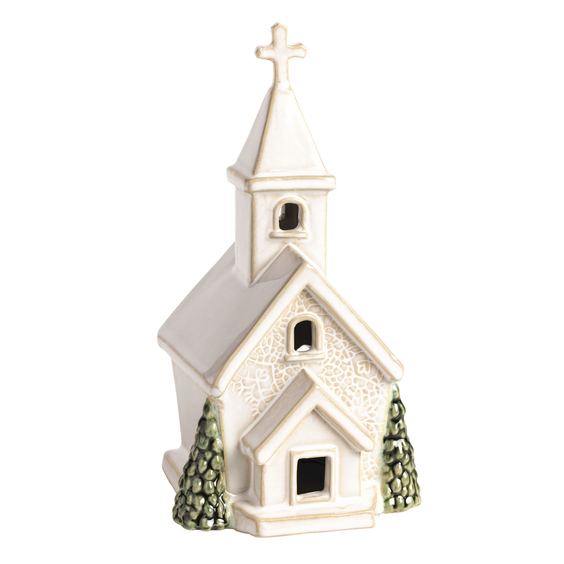 Pressed Lace Church Sitter by Mud Pie